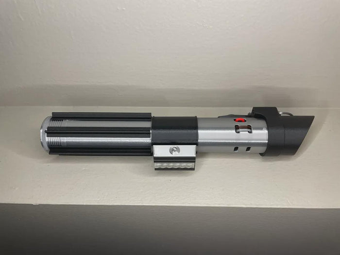 Darth Vader's Lightsaber Hilt with Stand - Sith Lord Iconic Weapon - 3D Printed Replica