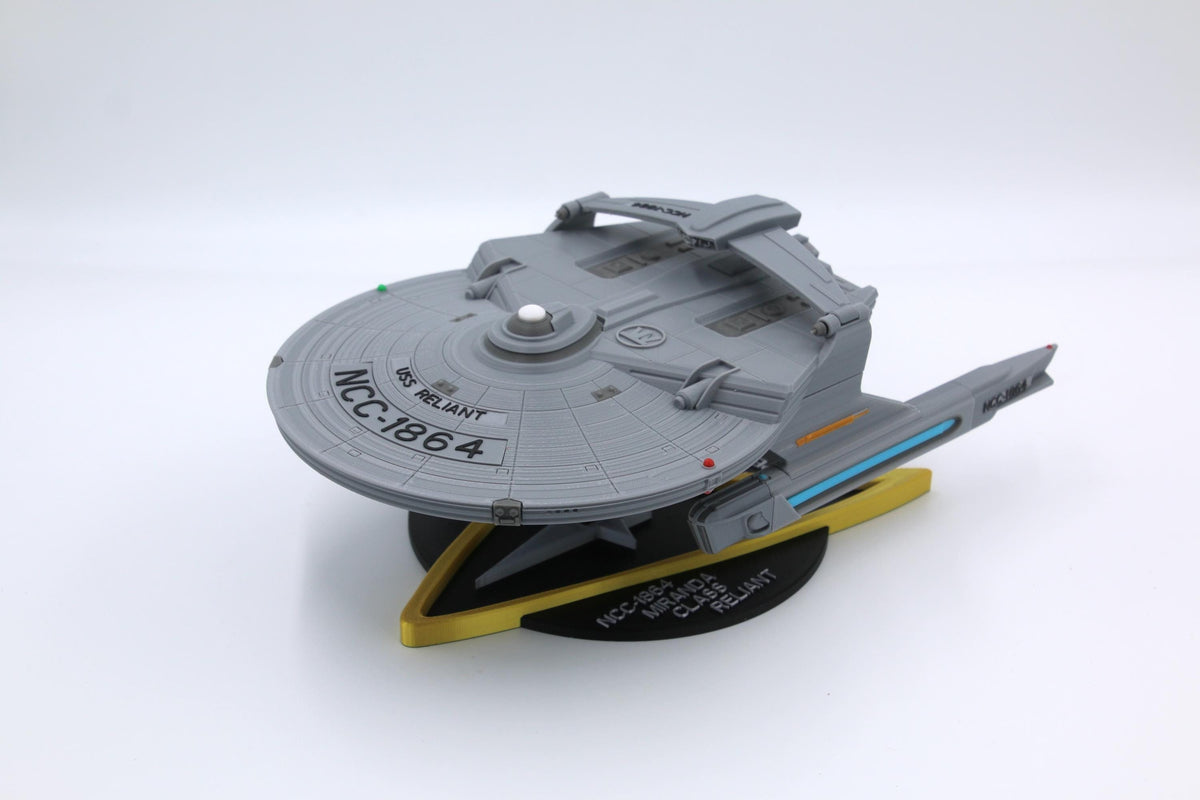 Miranda Class NCC-1864 Reliant - 3D Printable Replica - Fully colored and assembled