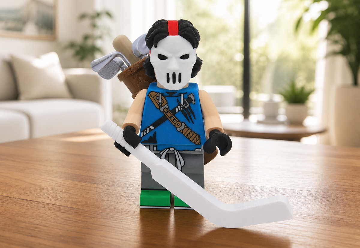 TMNT Casey Jones Big Brick Figure
