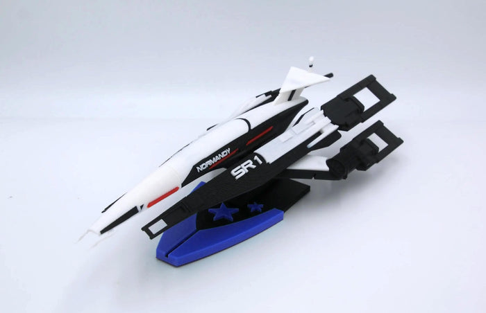 15-Inch SSV Normandy SR1 – High-Detail Sci-Fi Frigate Model- 3D Printed - Fully Color and Assembled