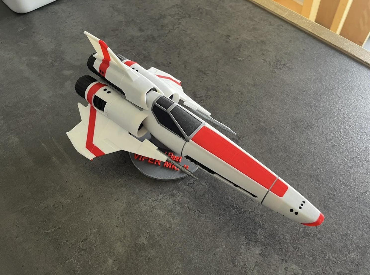 12 inch Viper MK - 3D Printable Replica - Fully colored and assembled