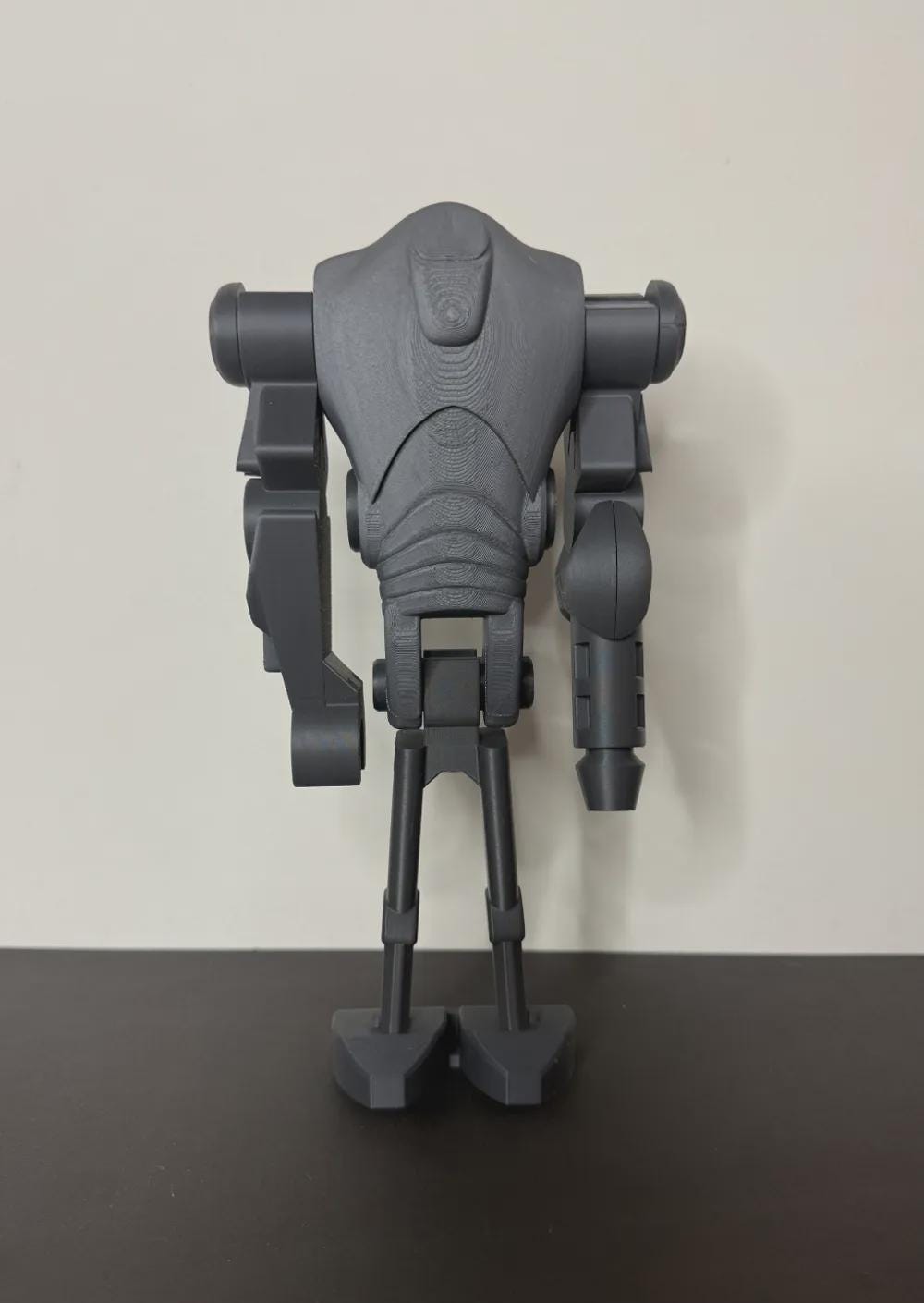Big Brick B2 Super Battle Droid 500% Scale 3D Printed Model - Sci-Fi Display Figure