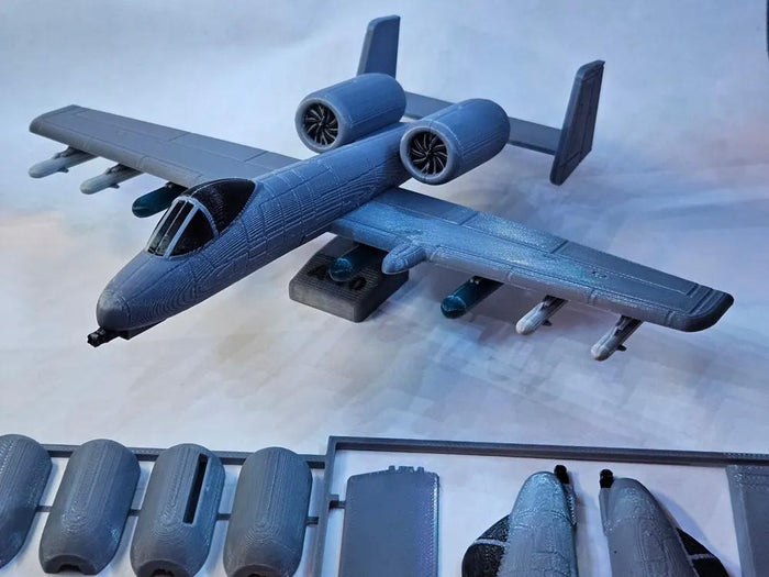 A10 Plane Kit Card, 3D Printed Prop, Display Collectible, Cosplay Gift