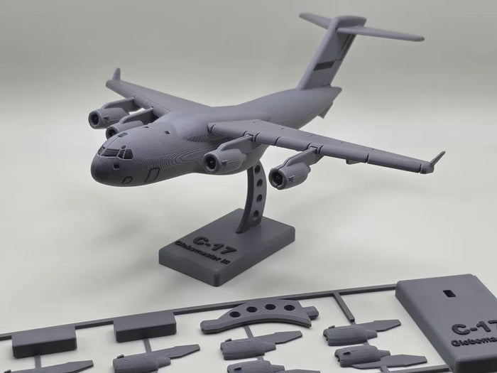 C-17 Plane Kit Card, 3D Printed Prop, Display Collectible, Cosplay Gift