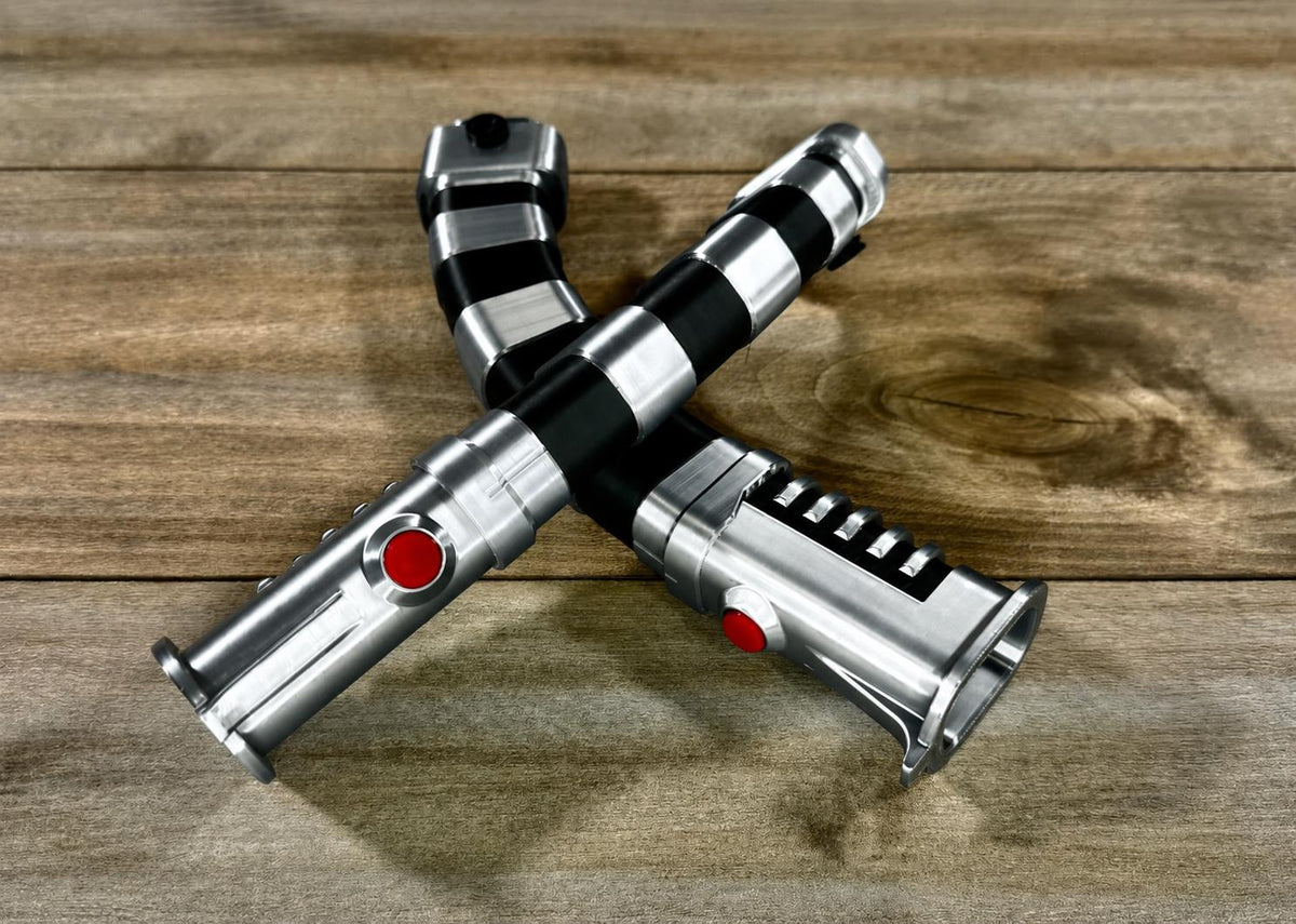 Asajj Ventress' Dual Lightsabers, 3D Printed Prop, Display Collectible, Cosplay Gift
