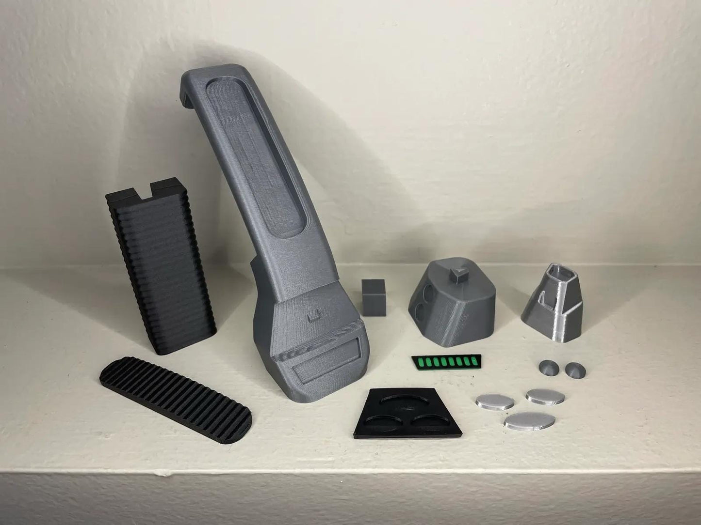 Dolphin Phaser with Stand – 3D Printed, Fully Colored, and Assembled