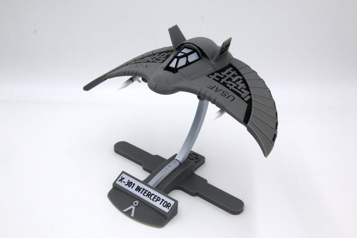 X-301 Interceptor - 3D Printable Replica - Fully colored and assembled