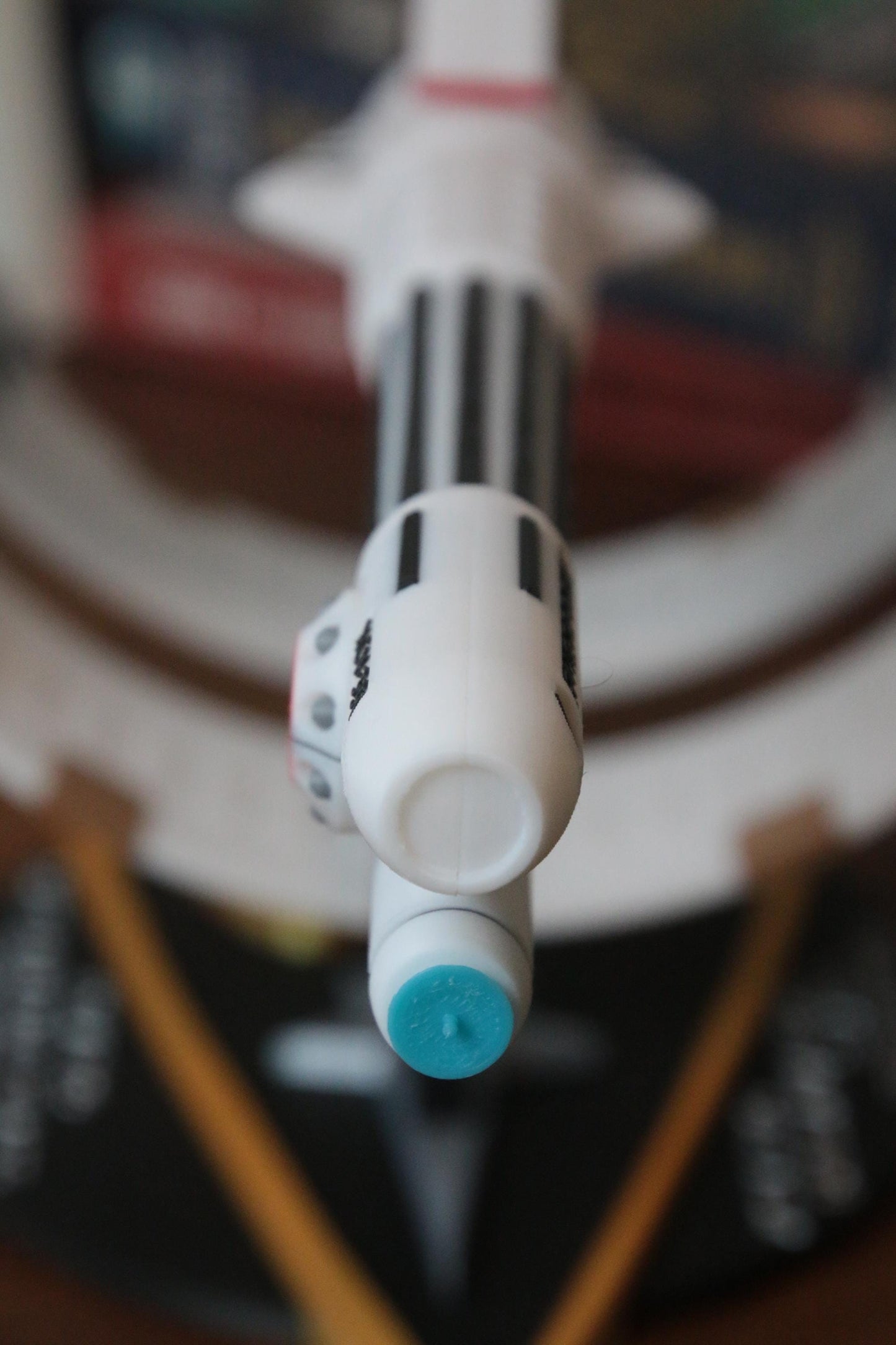 14-inch Declaration Class XCV-330 Enterprise - 3D Printed Replica - Fully colored and assembled