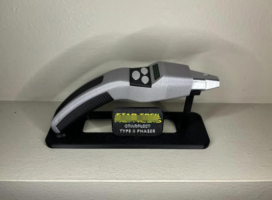 Dolphin Phaser with Stand – 3D Printed, Fully Colored, and Assembled