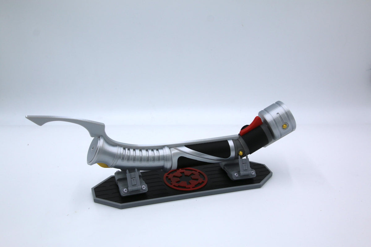 Count Dooku's Lightsaber Lightsaber Hilt with Stand - 3D Printed Replica