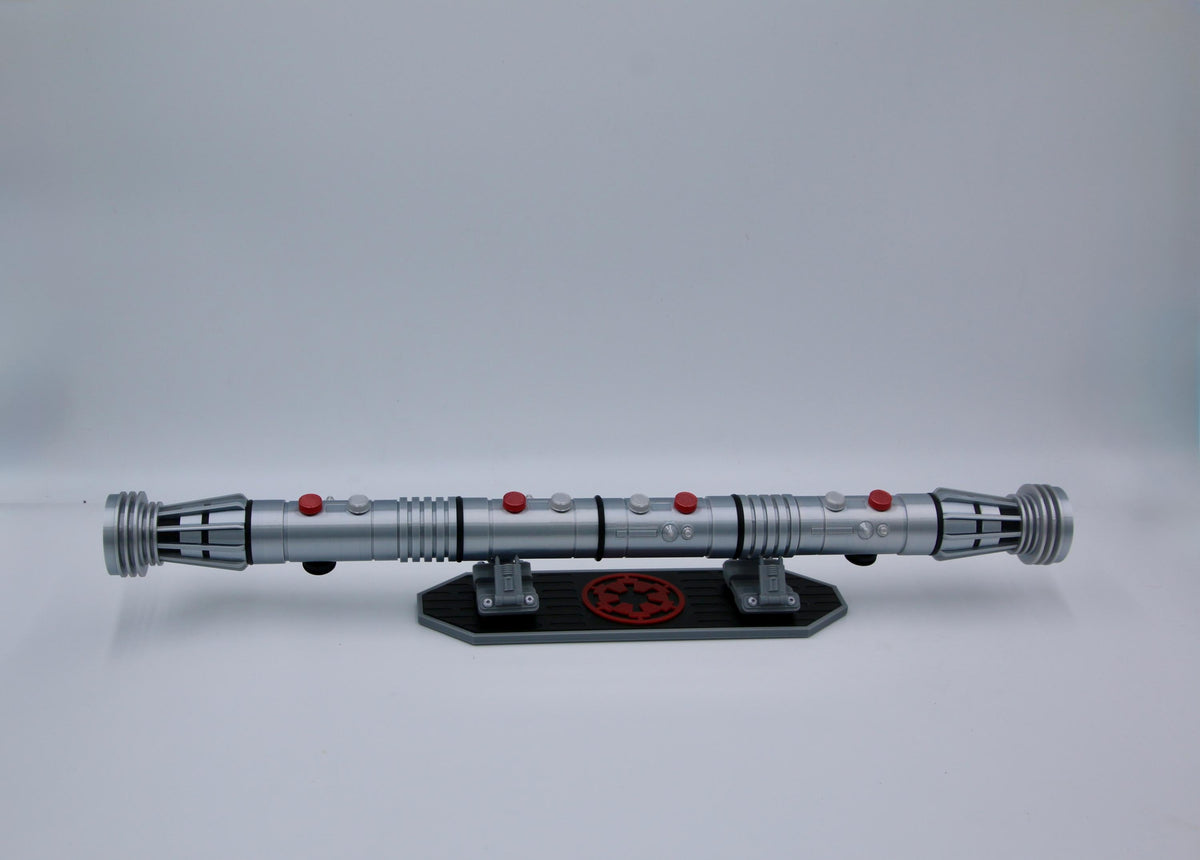 Darth Maul Lightsaber Hilt with Stand - 3D Printed Replica