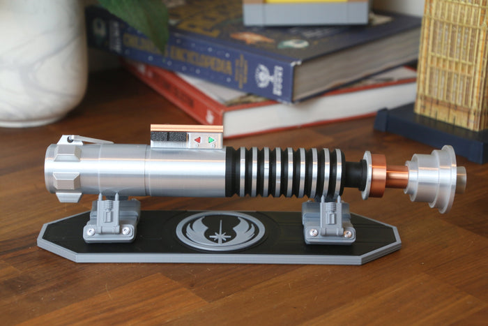 Luke Skywalker's Lightsaber Hilt with Stand - Star Wars 3D Printed Replica