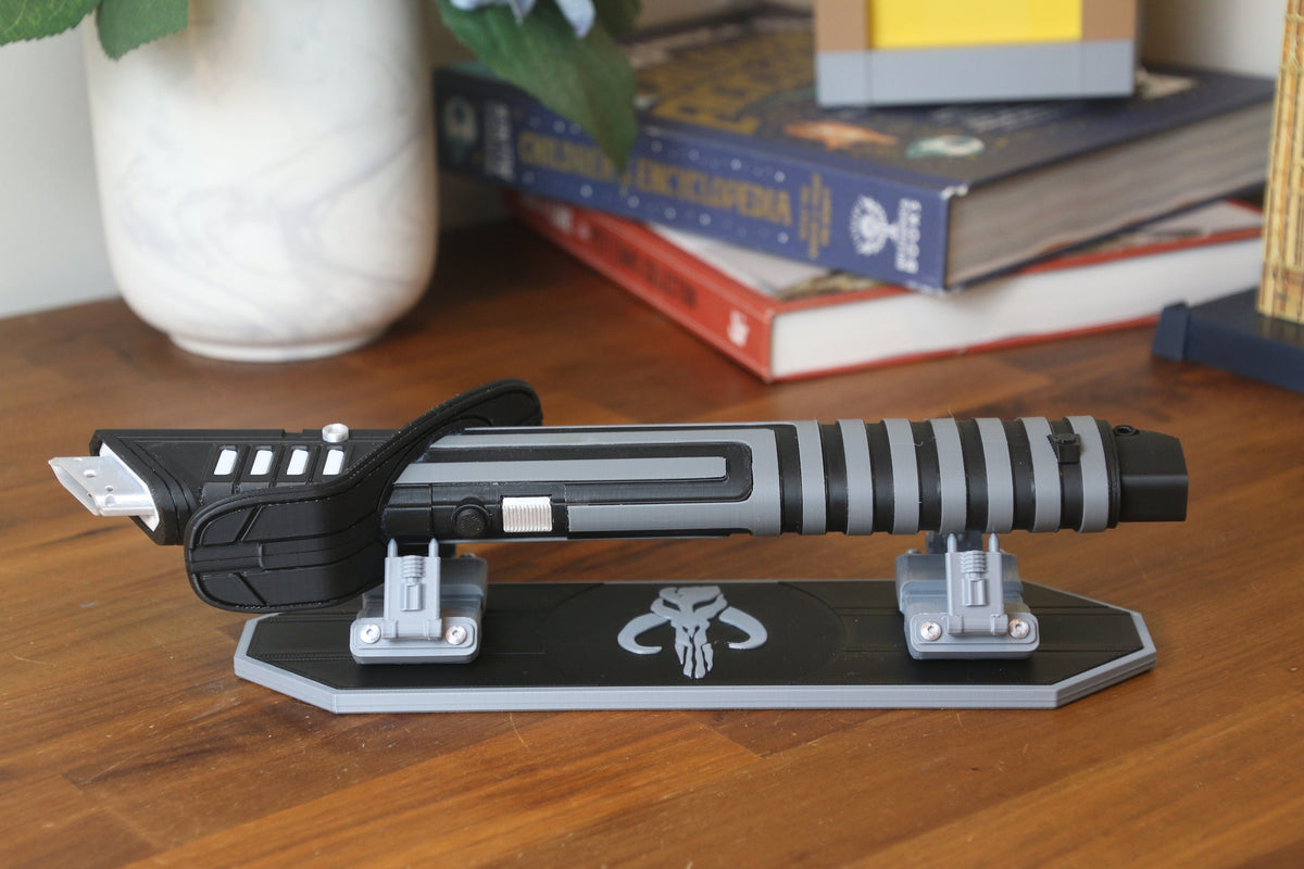 The Dark Saber Hilt with Stand - 3D Printed Replica