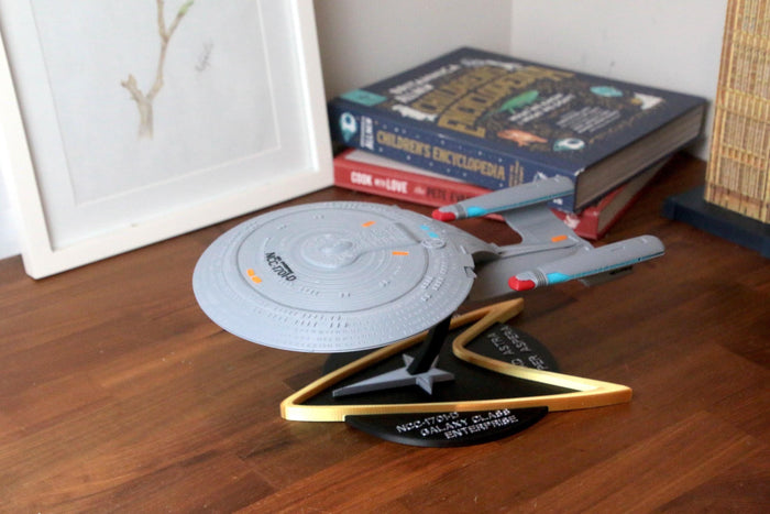 14-inch Galaxy Class NCC-1701-D Enterprise (Large) - 3D Printable Replica - Fully colored and assembled