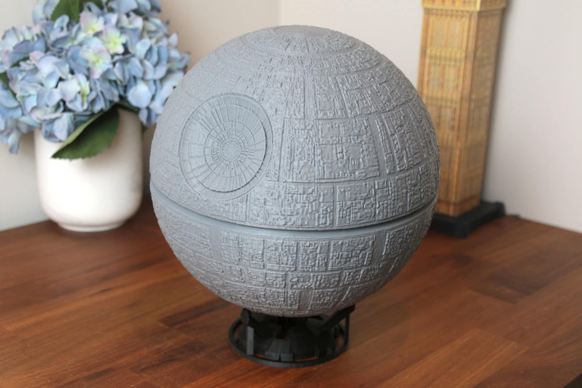 Death Star with Stand - Star Wars - 3D Printed