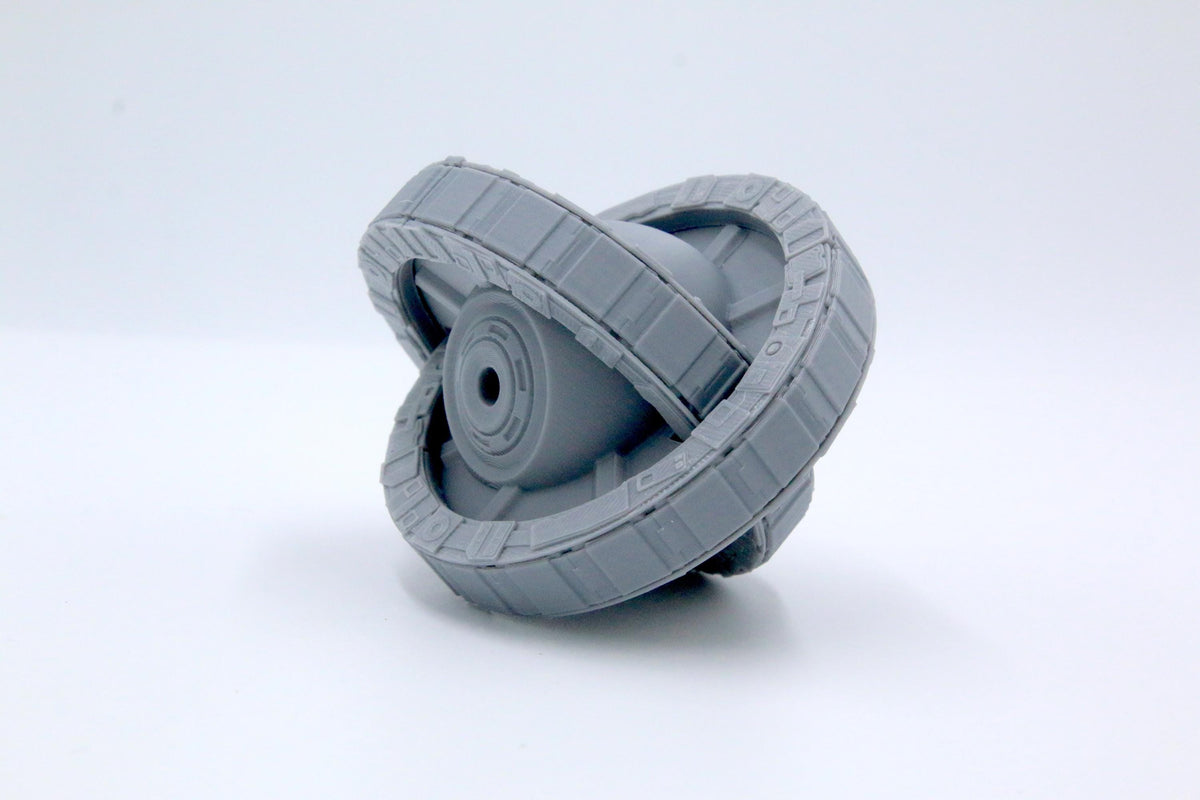 Timeless Life Boat with Spinning Rings – 3D Printed - Fully Assembled & Detailed