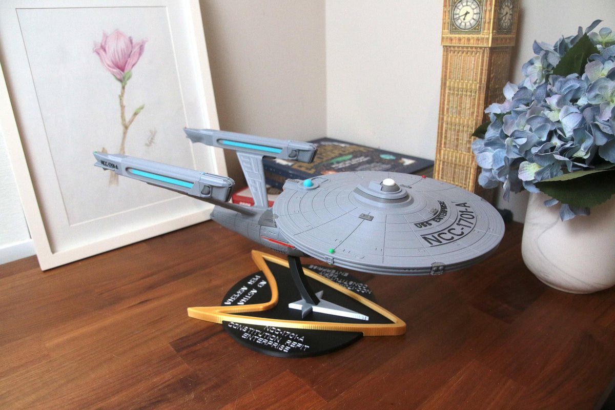 20-inch Constitution Refit NCC-1701-A Enterprise (Large) - 3D Printed- Fully colored and assembled