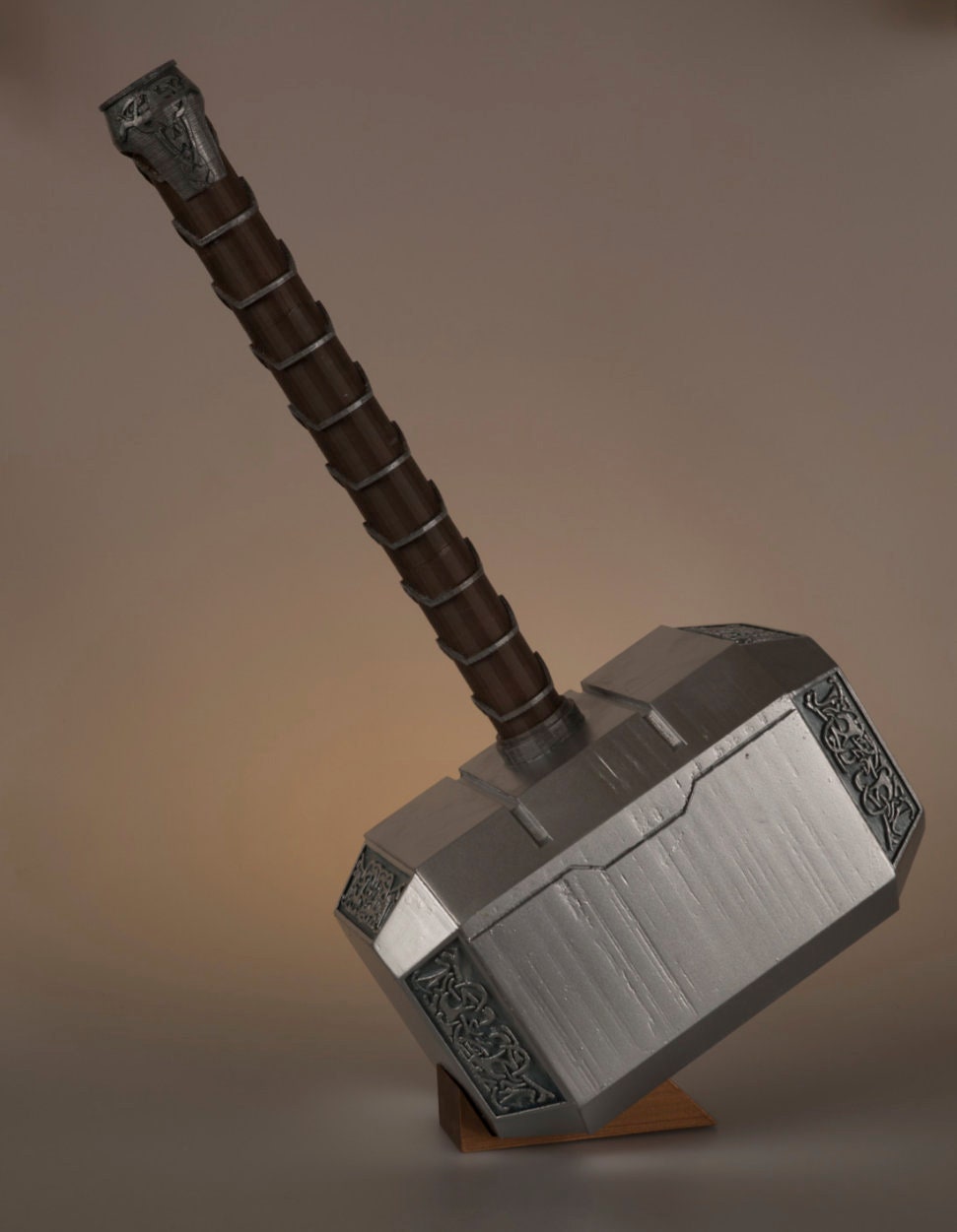 Thor Hammer 1:1 replica - Fully Colored and Assembled - 3D Printed