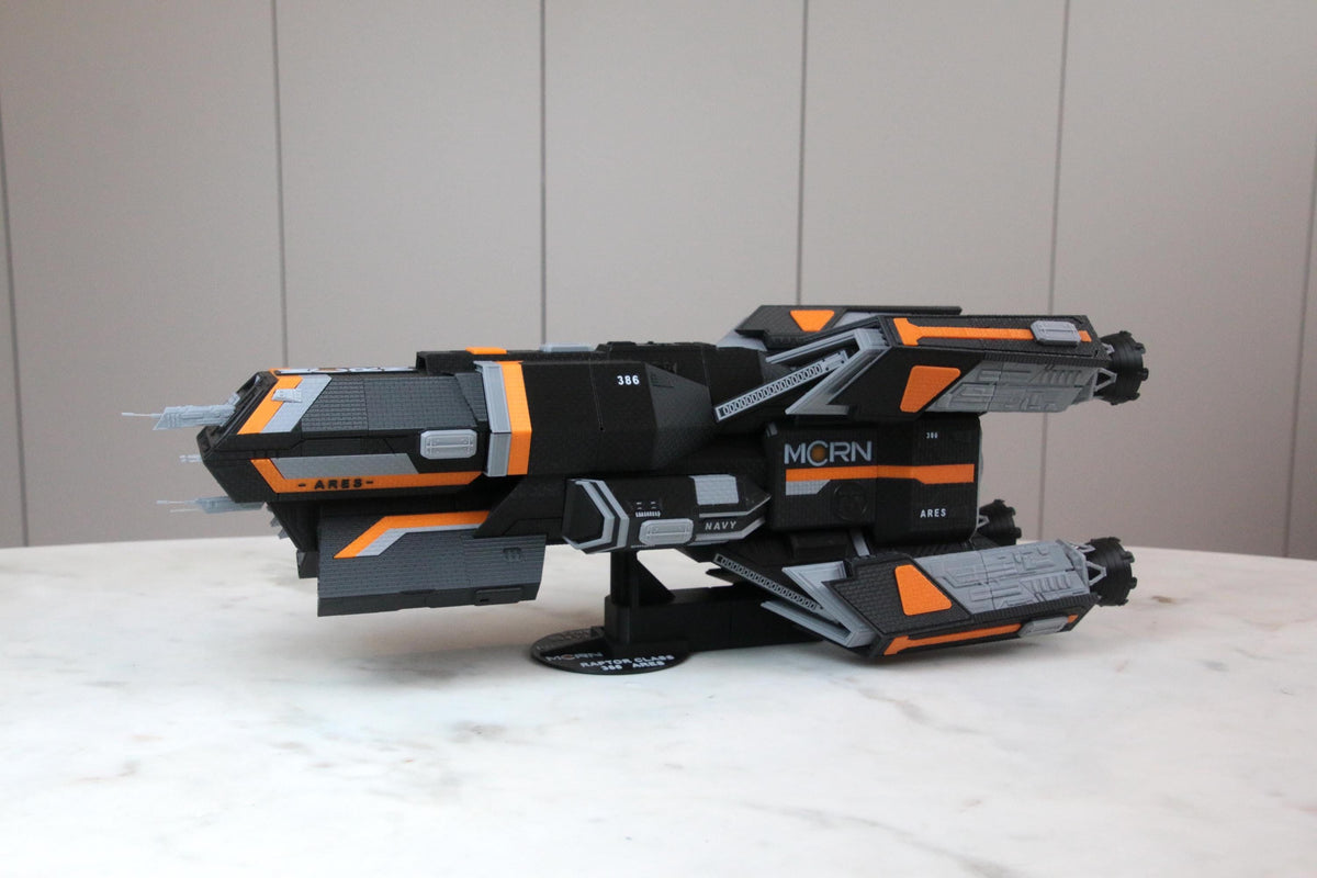 21 Inch Raptor Class Light Cruiser (Pella)  - High Detail, Fully colored and Assembled - 3D Printed