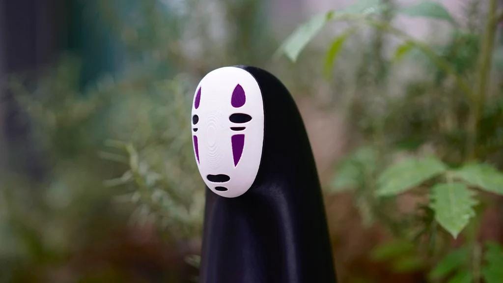 No Face Coin Bank (Kaonashi from Spirited Away) – 3D Printed - Fully Assembled & Detailed