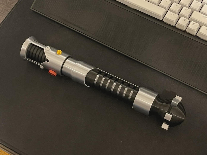 Obi-Wan Kenobi Lightsaber Hilt with Stand - 3D Printed Replica