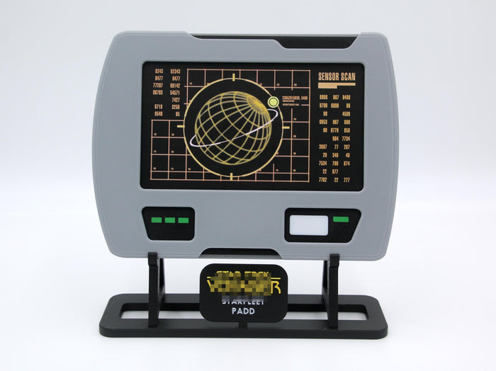Voyager large PADD with Stand - 3D Printed - Fully Colored and Assembled