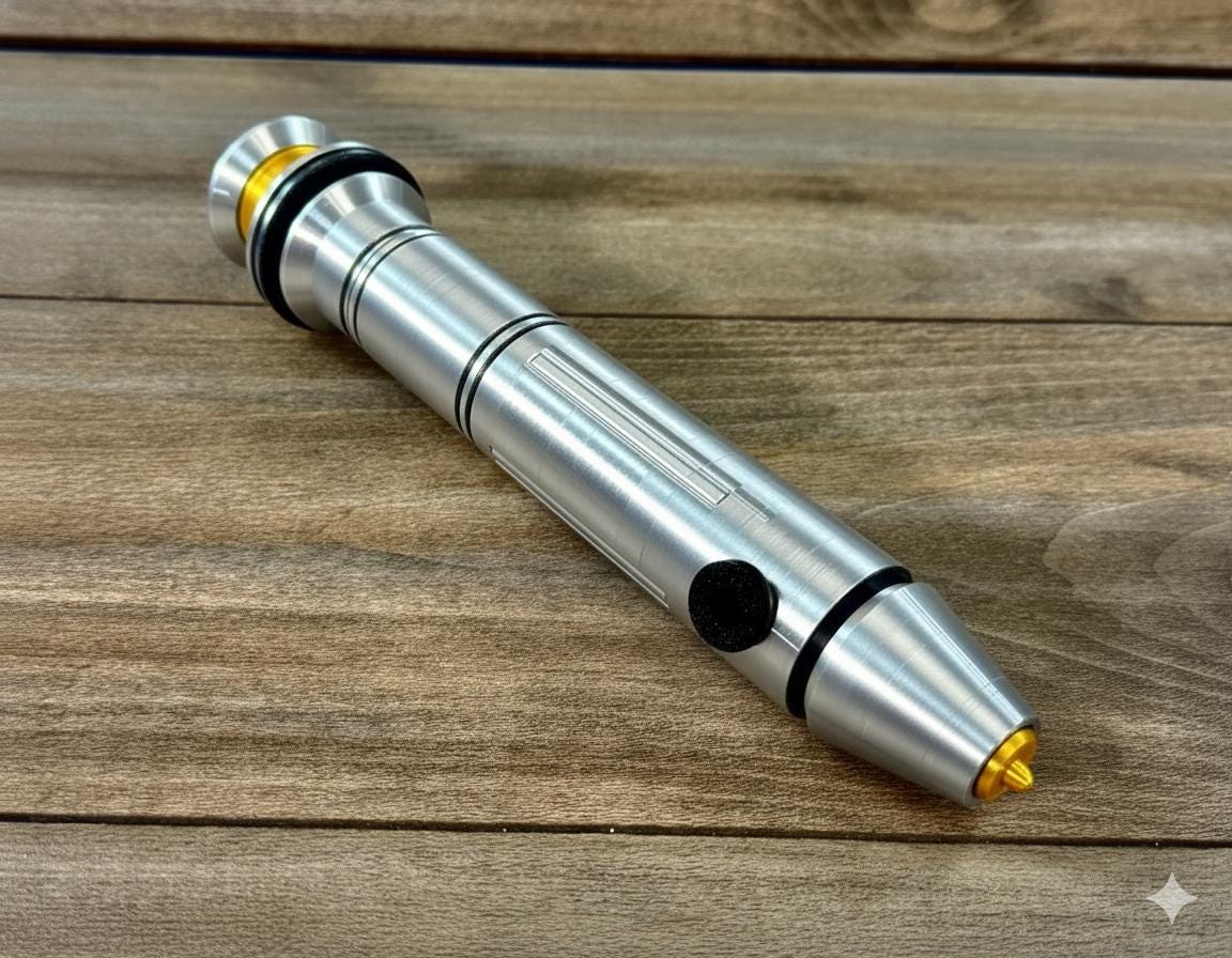 Shaak Ti‘s Lightsaber Hilt with Stand - 3D Printed Replica