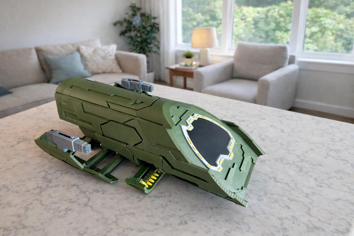 Puddle Jumper from SG - 3D Printed - Fully Colored and Assembled