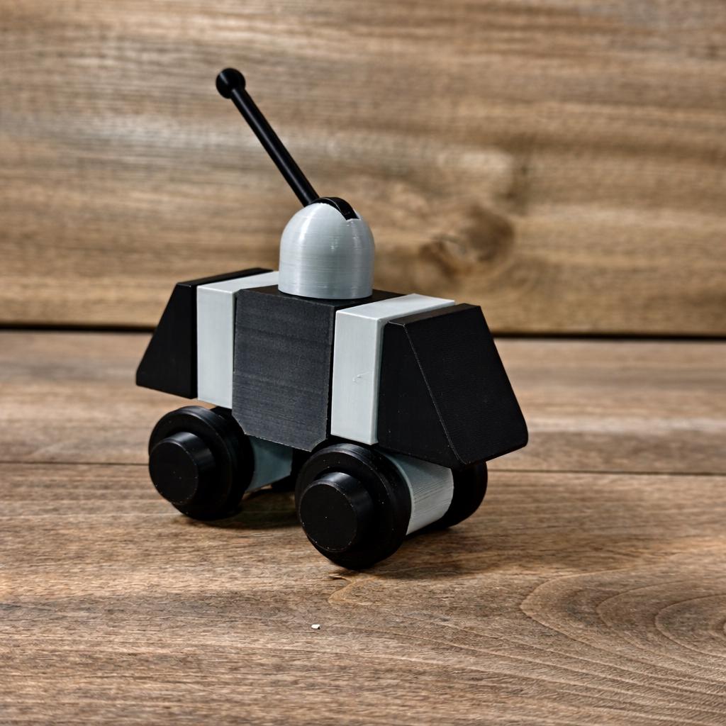 Big Brick Mouse Droid 500% Scale 3D Printed Model - Sci-Fi Display Figure
