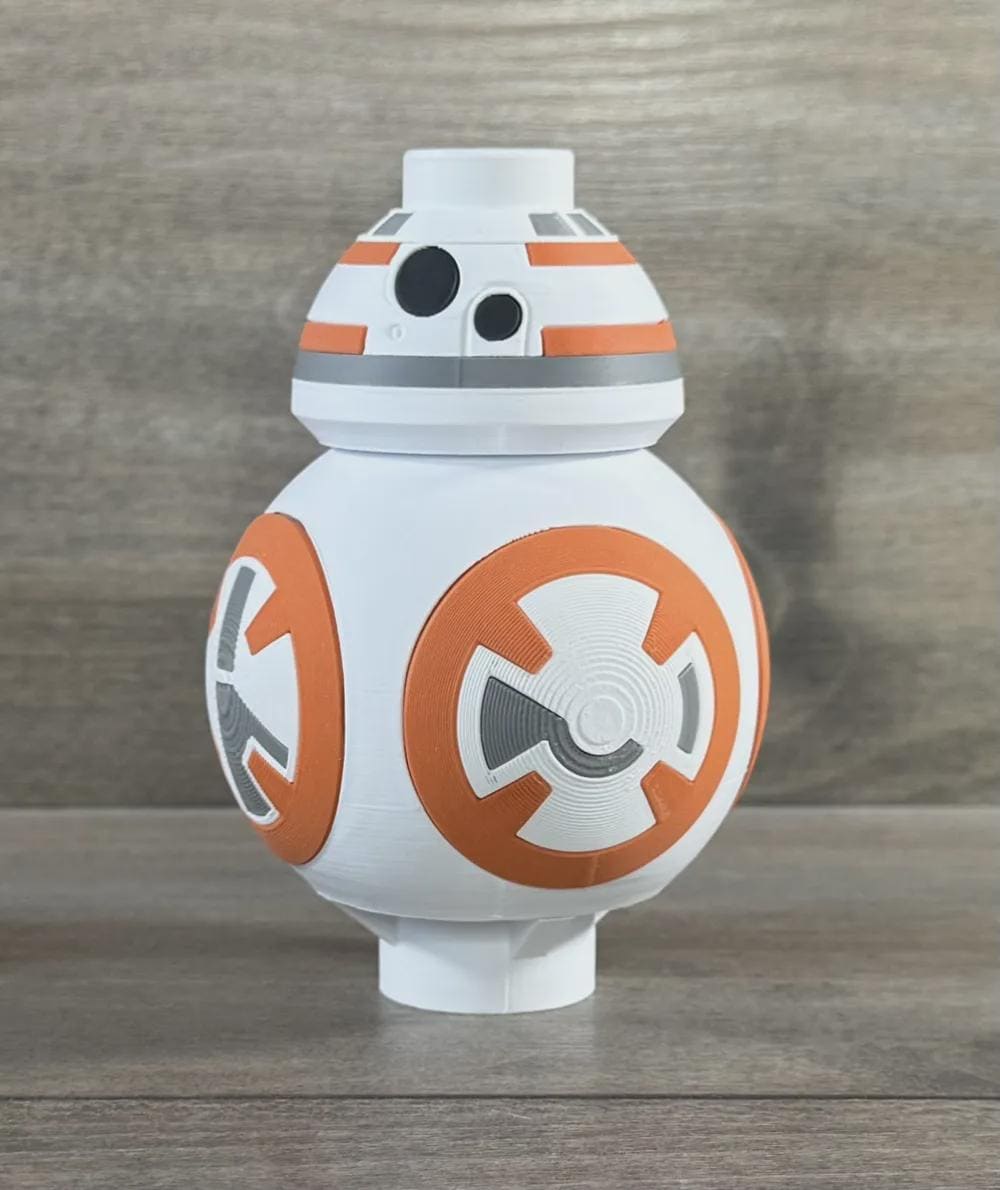 Big Brick BB-8 Droid 500% Scale 3D Printed Model - Sci-Fi Display Figure