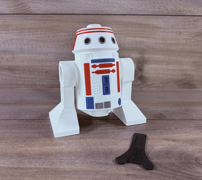 Big Brick R5-D4 Droid 500% Scale 3D Printed Model - Sci-Fi Display Figure