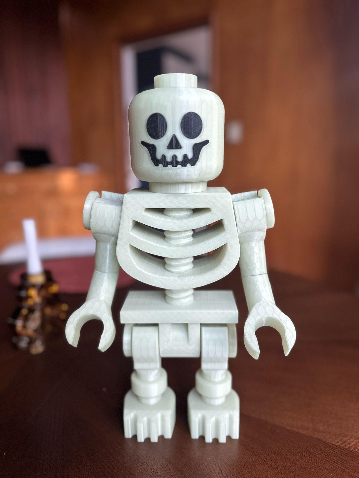 Big Brick Skeleton 500% Scale 3D Printed Model - Sci-Fi Display Figure