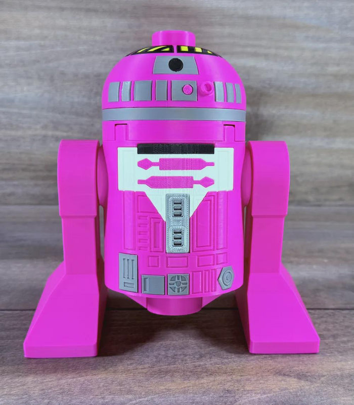 Big Brick QT-KT Droid 500% Scale 3D Printed Model - Sci-Fi Display Figure
