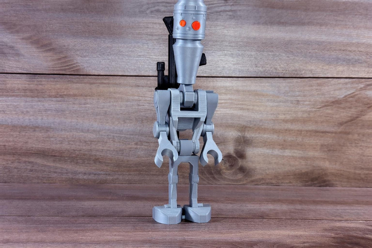 Big Brick IG-11 / IG-88 Droid 500% Scale 3D Printed Model - Sci-Fi Display Figure