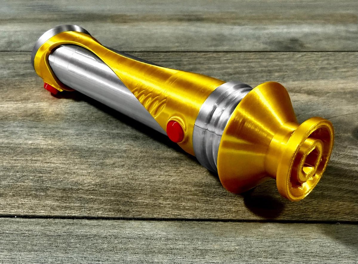 Palpatine/Sidious Lightsaber Hilt with Stand - 3D Printed Replica