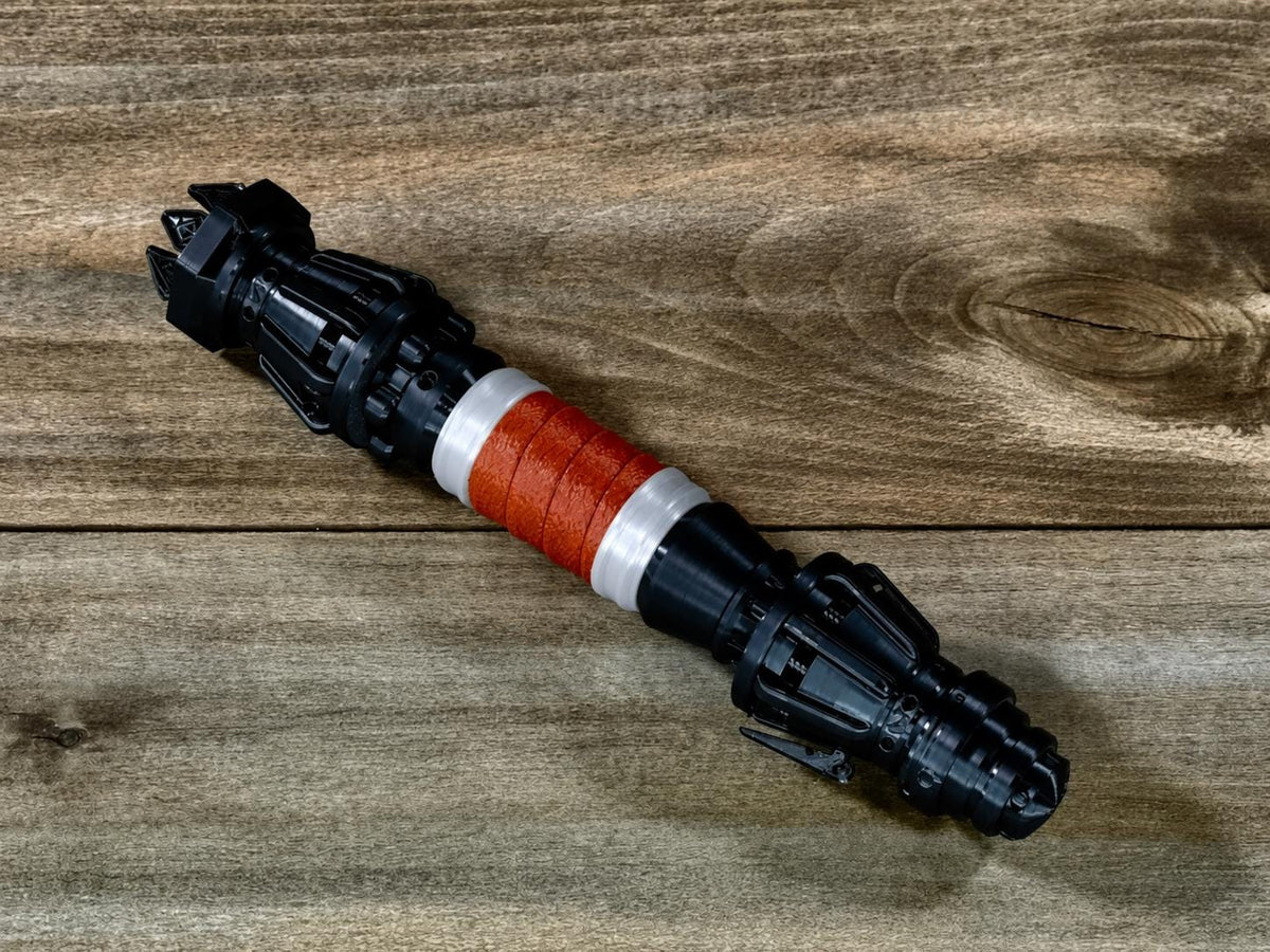 Rey's Lightsaber Hilt with Stand - 3D Printed Replica