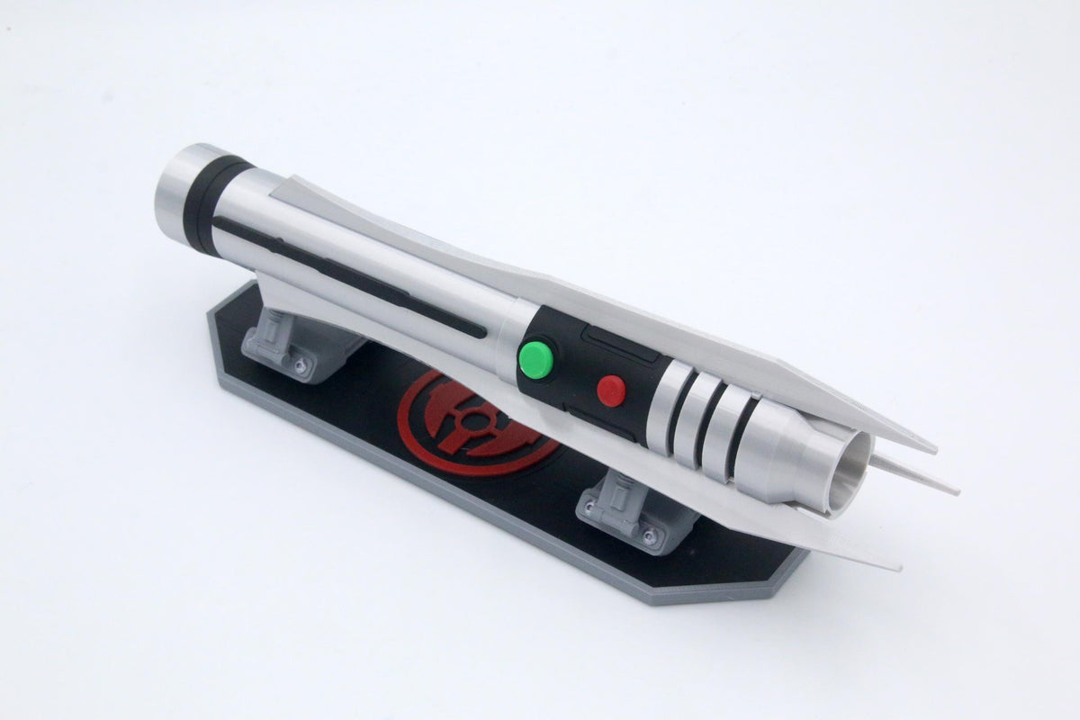 Darth Revan's Lightsaber Hilt with Stand - 3D Printed Replica