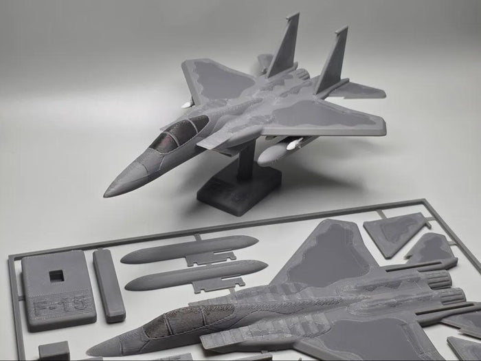 F-15 Plane Kit Card, 3D Printed Prop, Display Collectible, Cosplay Gift