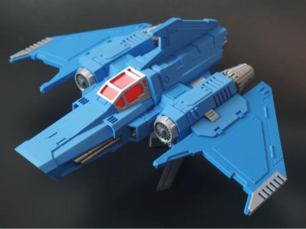 X-15 Falcon Interceptor, 3D Printed Display Model, Assembled Sci-Fi Fighter Gift